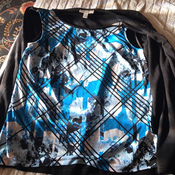 Dana Bachman layered look dressy top, Sz S, nice!!! - Picture 6 of 7